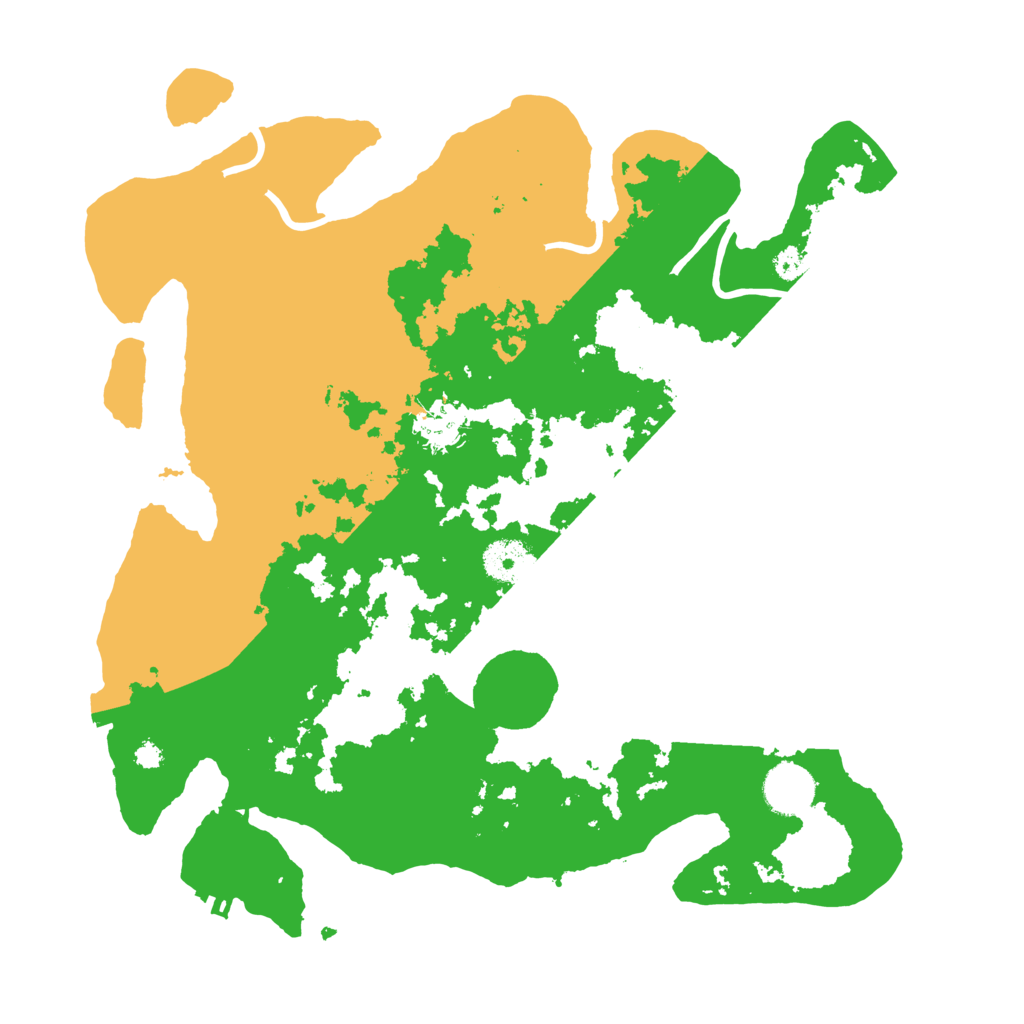 Biome Rust Map: Procedural Map, Size: 3500, Seed: 799494701