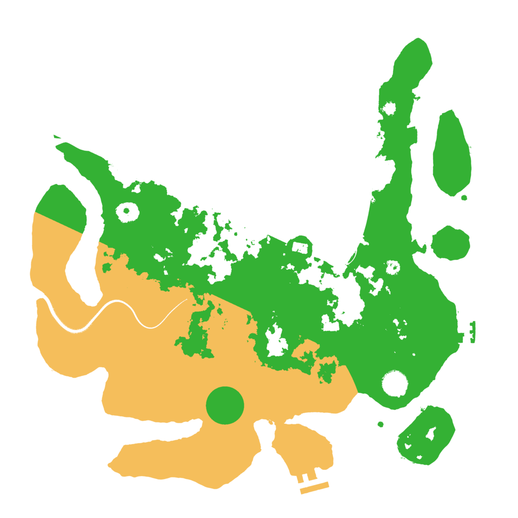 Biome Rust Map: Procedural Map, Size: 3600, Seed: 224901866