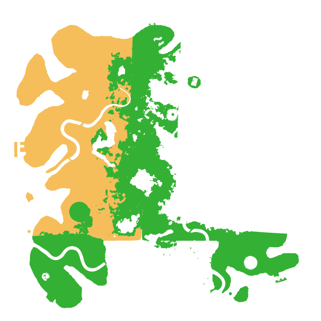Biome Rust Map: Procedural Map, Size: 4250, Seed: 2001838208