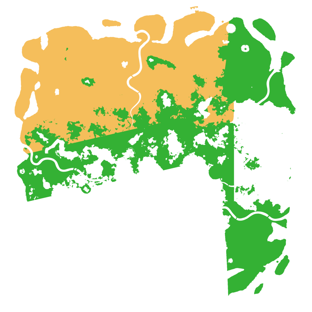 Biome Rust Map: Procedural Map, Size: 6000, Seed: 647853