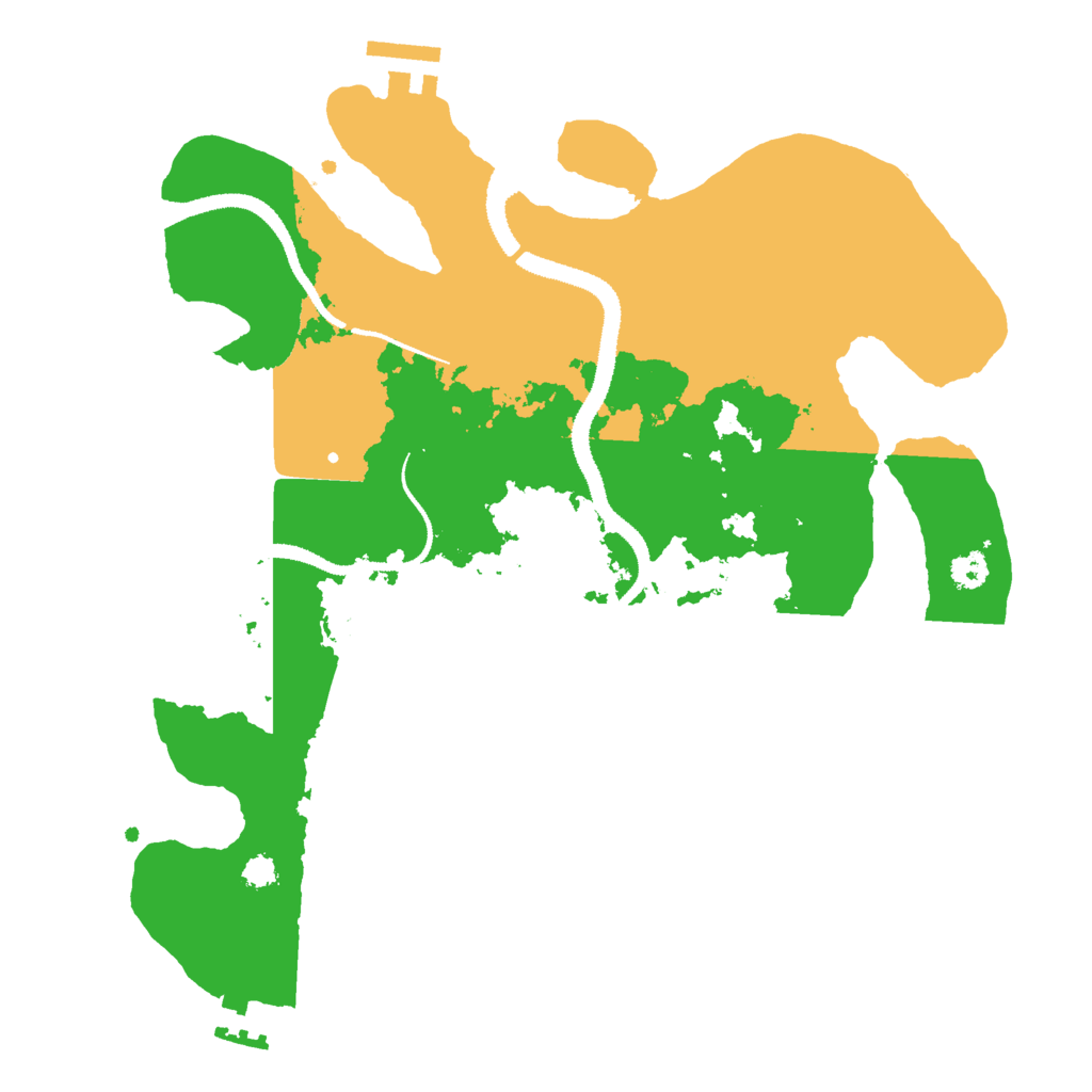 Biome Rust Map: Procedural Map, Size: 3000, Seed: 1841721849