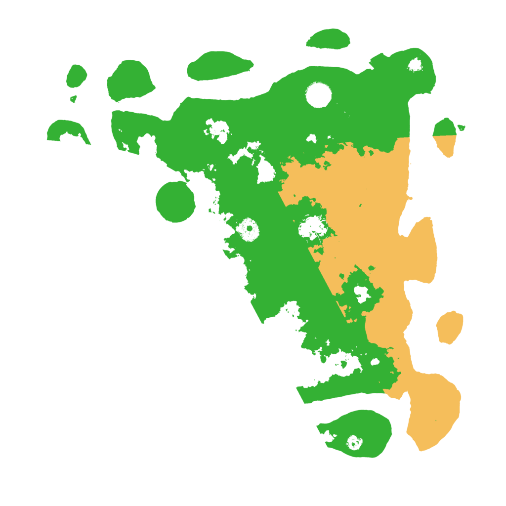 Biome Rust Map: Procedural Map, Size: 3500, Seed: 33333