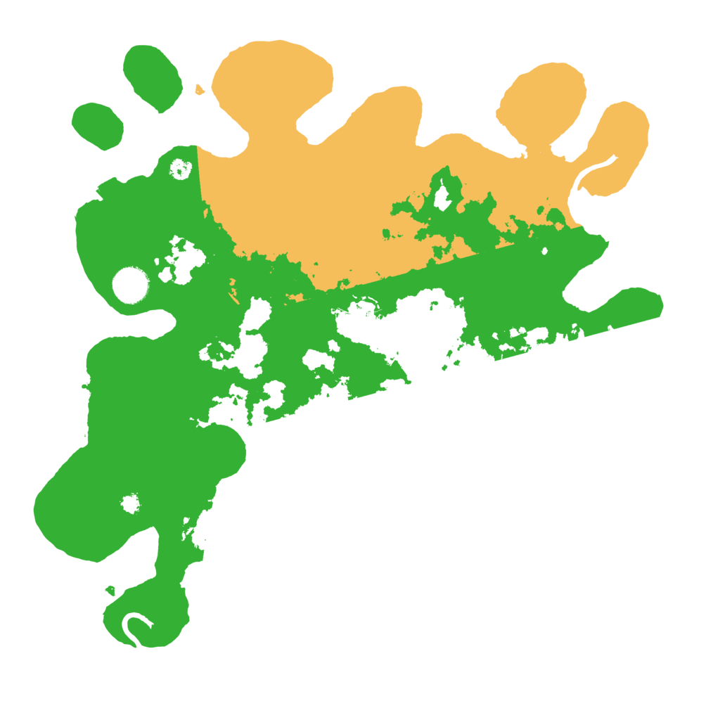 Biome Rust Map: Procedural Map, Size: 3500, Seed: 9185829