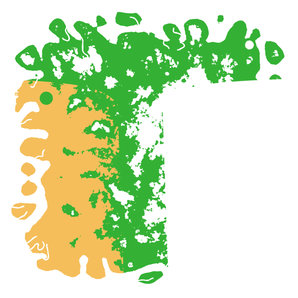 Biome Rust Map: Procedural Map, Size: 6000, Seed: 39874