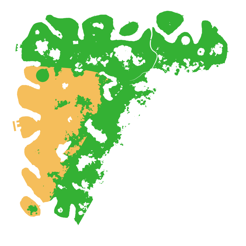 Biome Rust Map: Procedural Map, Size: 5000, Seed: 14632