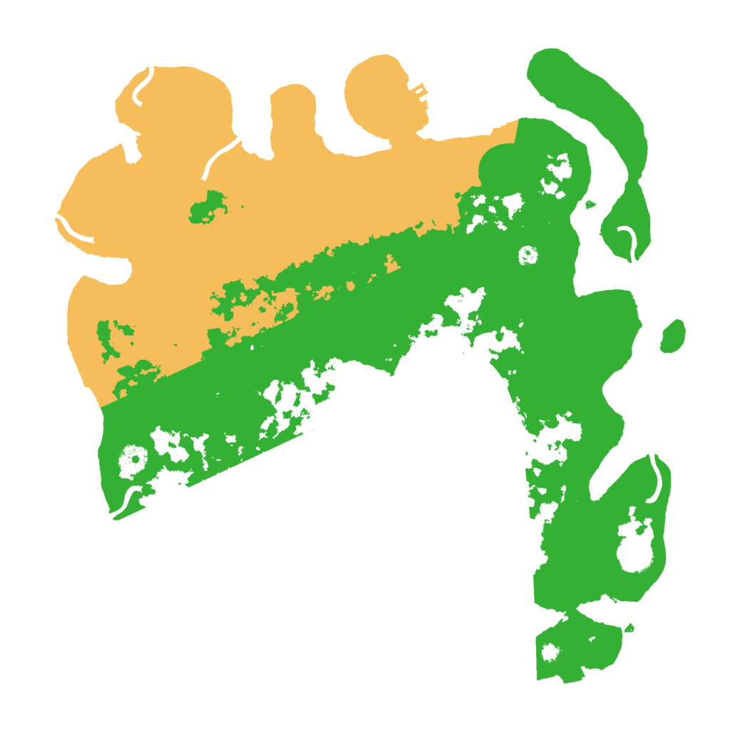 Biome Rust Map: Procedural Map, Size: 3800, Seed: 1524543257