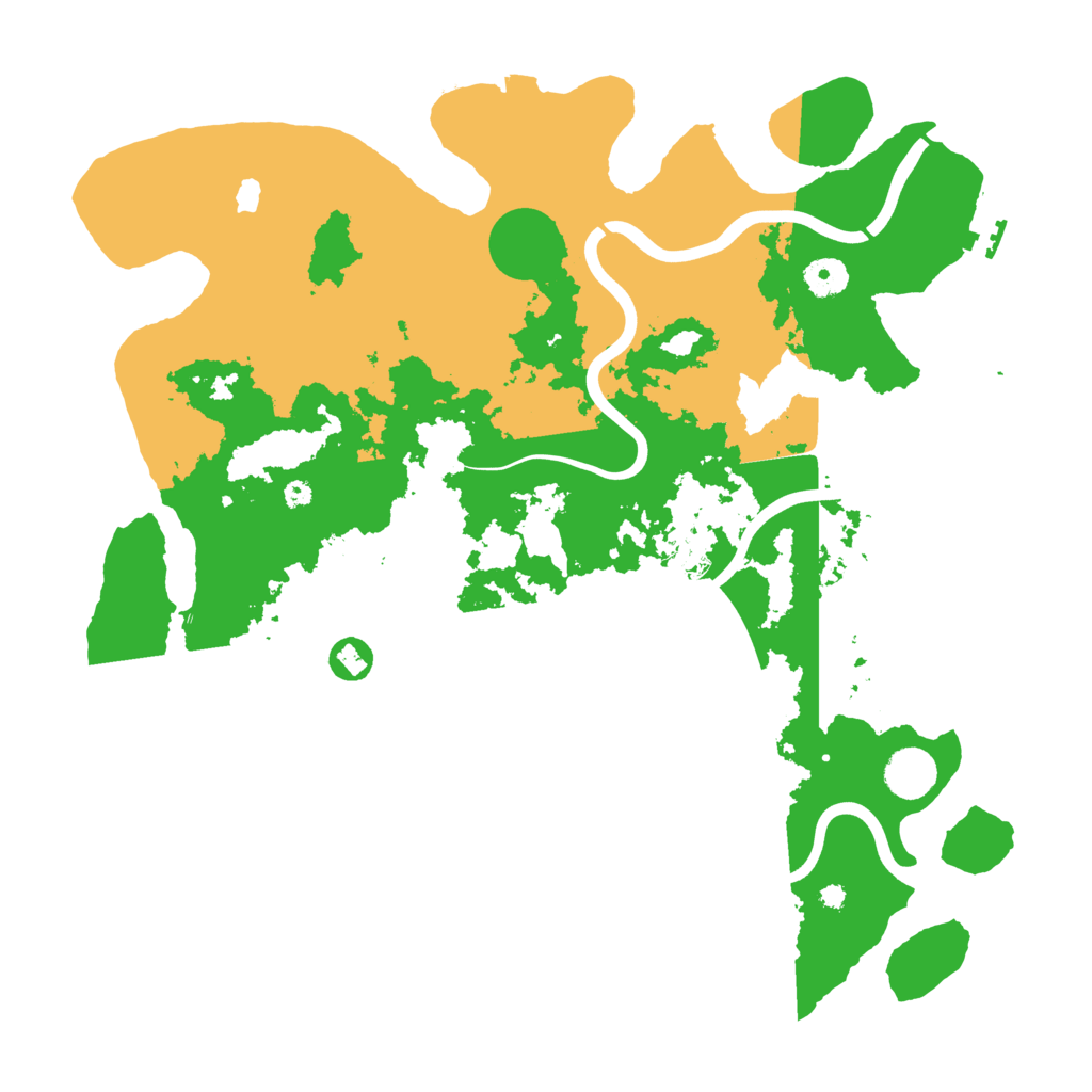 Biome Rust Map: Procedural Map, Size: 4000, Seed: 4415421
