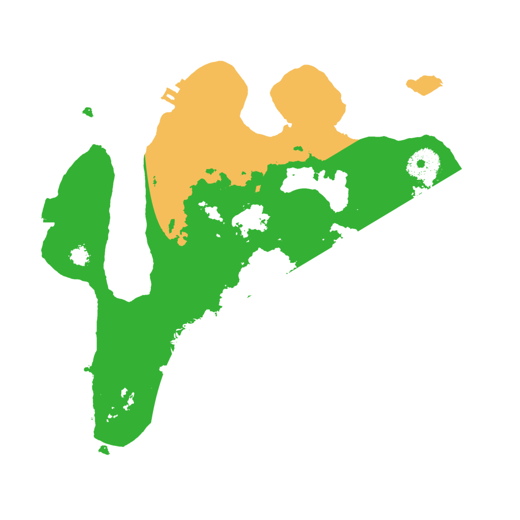 Biome Rust Map: Procedural Map, Size: 2500, Seed: 800592860