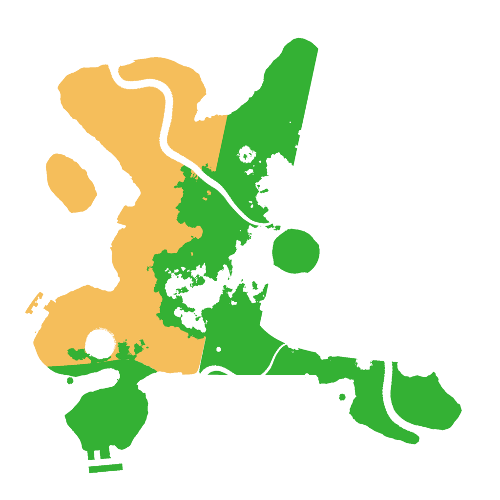 Biome Rust Map: Procedural Map, Size: 3000, Seed: 1278582943