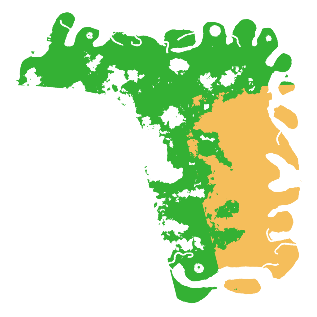 Biome Rust Map: Procedural Map, Size: 5000, Seed: 262923779