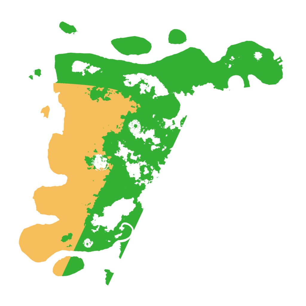 Biome Rust Map: Procedural Map, Size: 3500, Seed: 21079