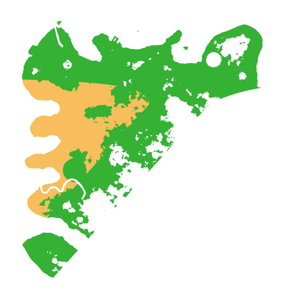 Biome Rust Map: Procedural Map, Size: 3500, Seed: 490894584