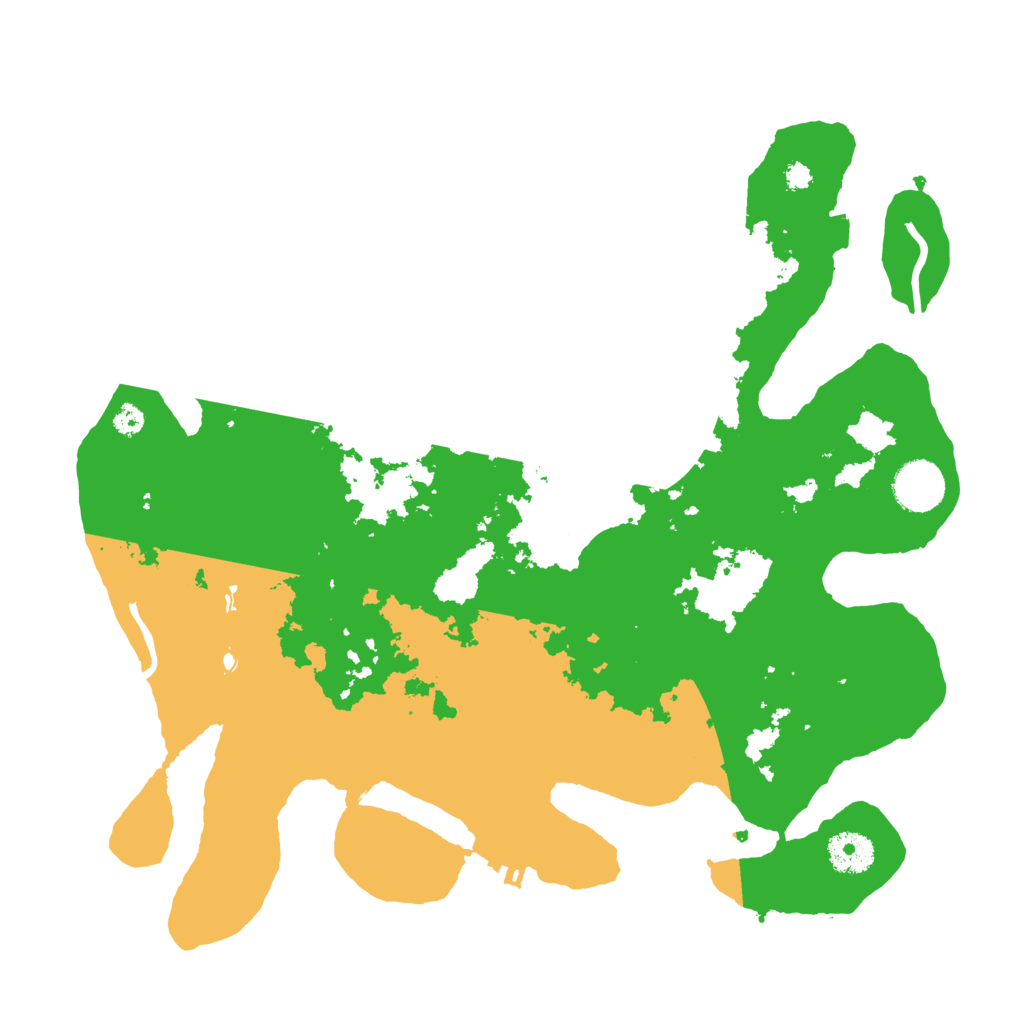 Biome Rust Map: Procedural Map, Size: 3500, Seed: 640181707