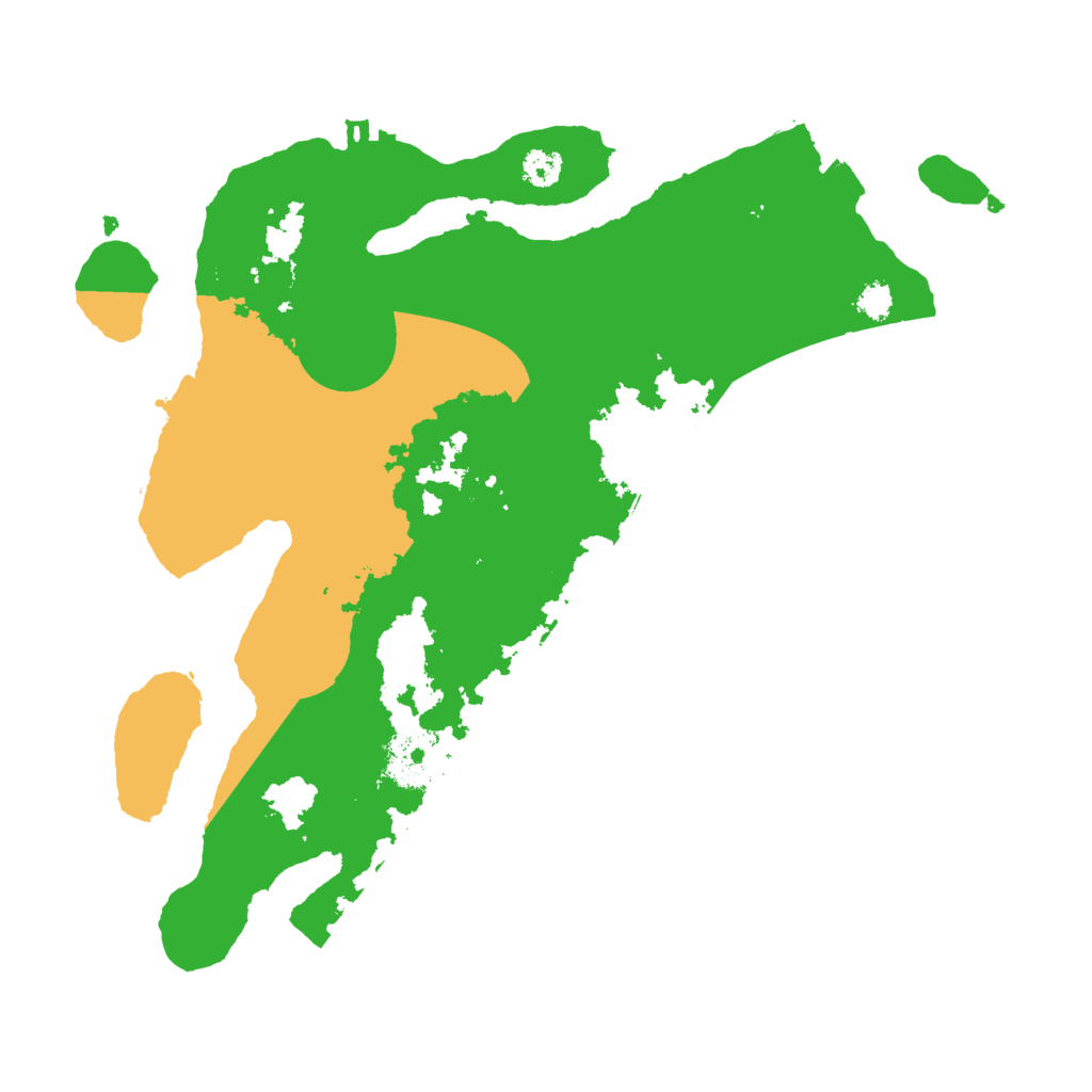 Biome Rust Map: Procedural Map, Size: 2900, Seed: 493725828