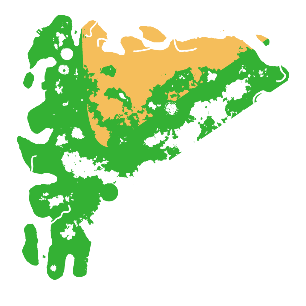 Biome Rust Map: Procedural Map, Size: 4500, Seed: 691993