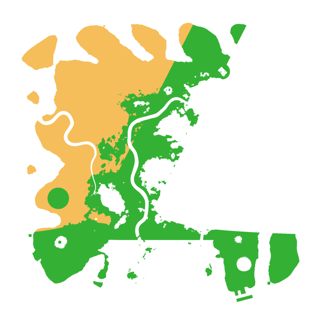 Biome Rust Map: Procedural Map, Size: 3950, Seed: 69287709