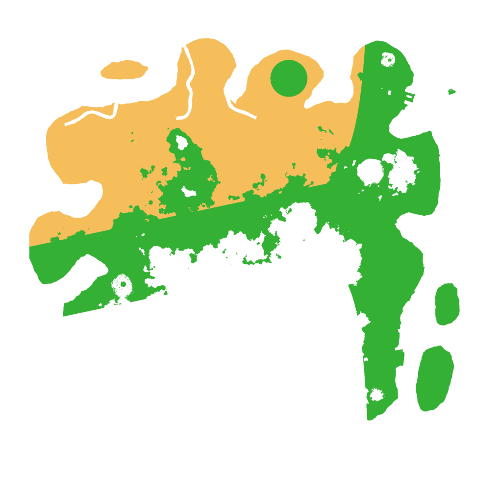 Biome Rust Map: Procedural Map, Size: 3600, Seed: 8989537