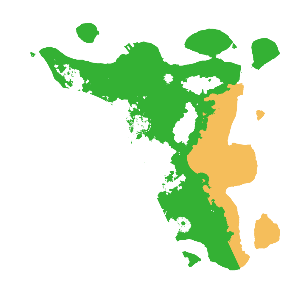 Biome Rust Map: Procedural Map, Size: 3000, Seed: 2040442226