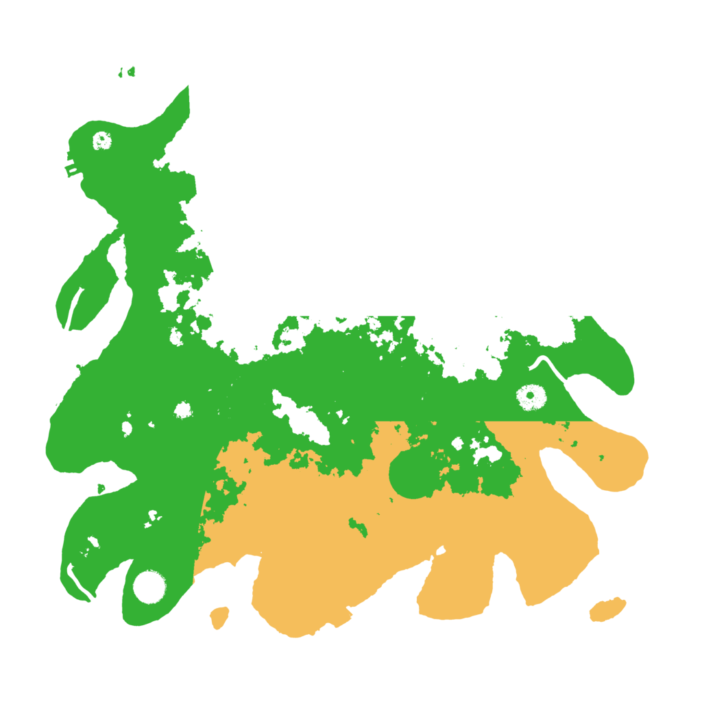 Biome Rust Map: Procedural Map, Size: 3800, Seed: 13072