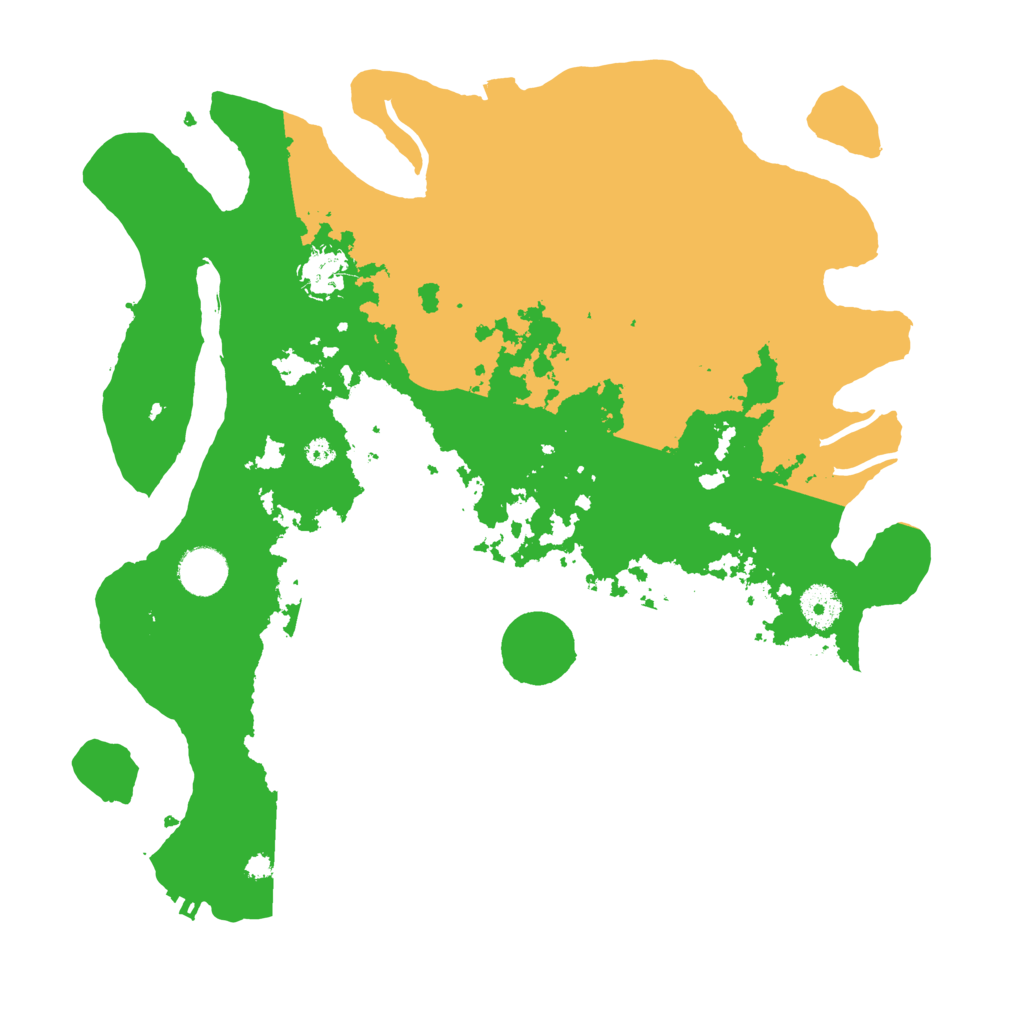 Biome Rust Map: Procedural Map, Size: 3700, Seed: 813612541