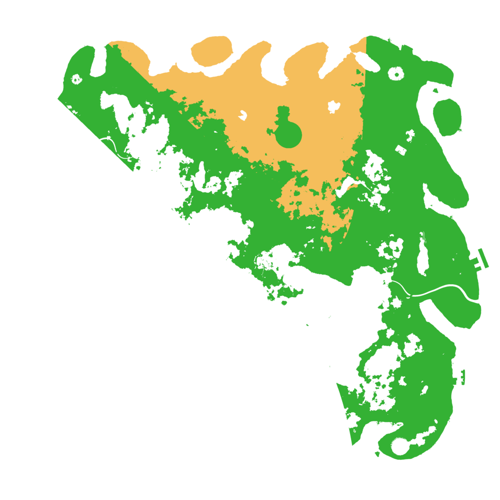 Biome Rust Map: Procedural Map, Size: 5000, Seed: 1548625