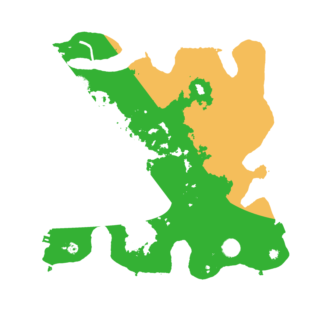 Biome Rust Map: Procedural Map, Size: 3000, Seed: 17587