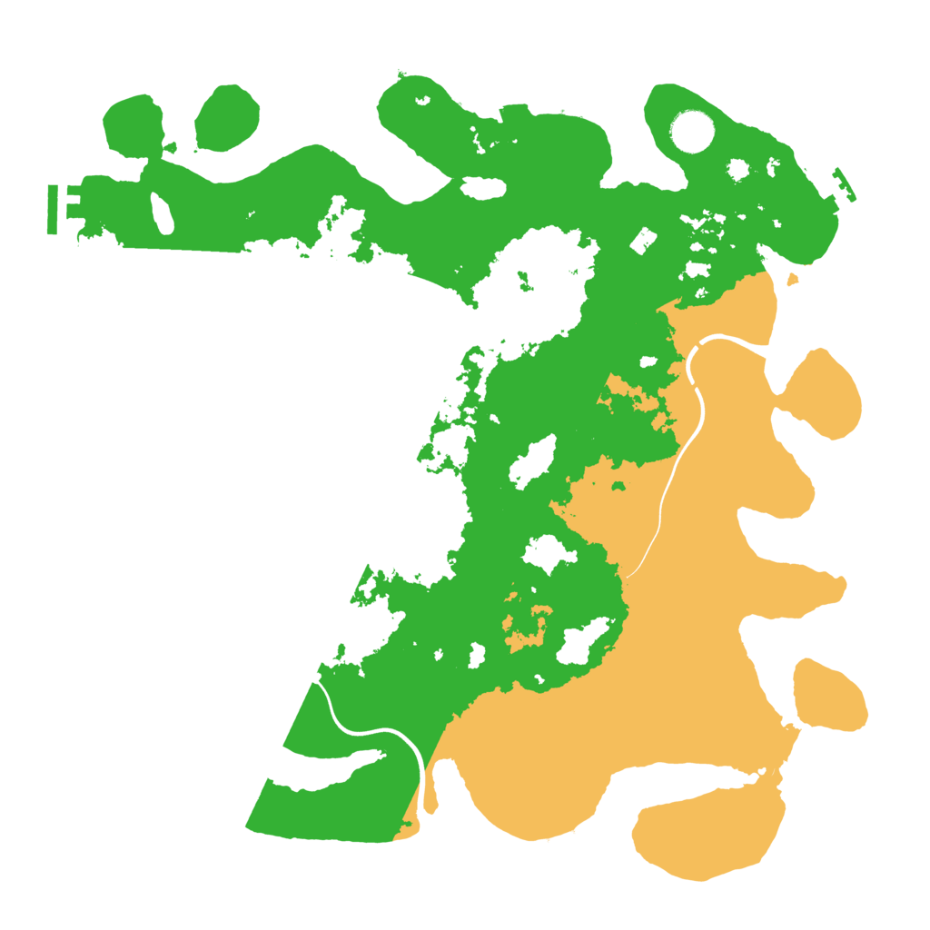 Biome Rust Map: Procedural Map, Size: 3800, Seed: 83788237