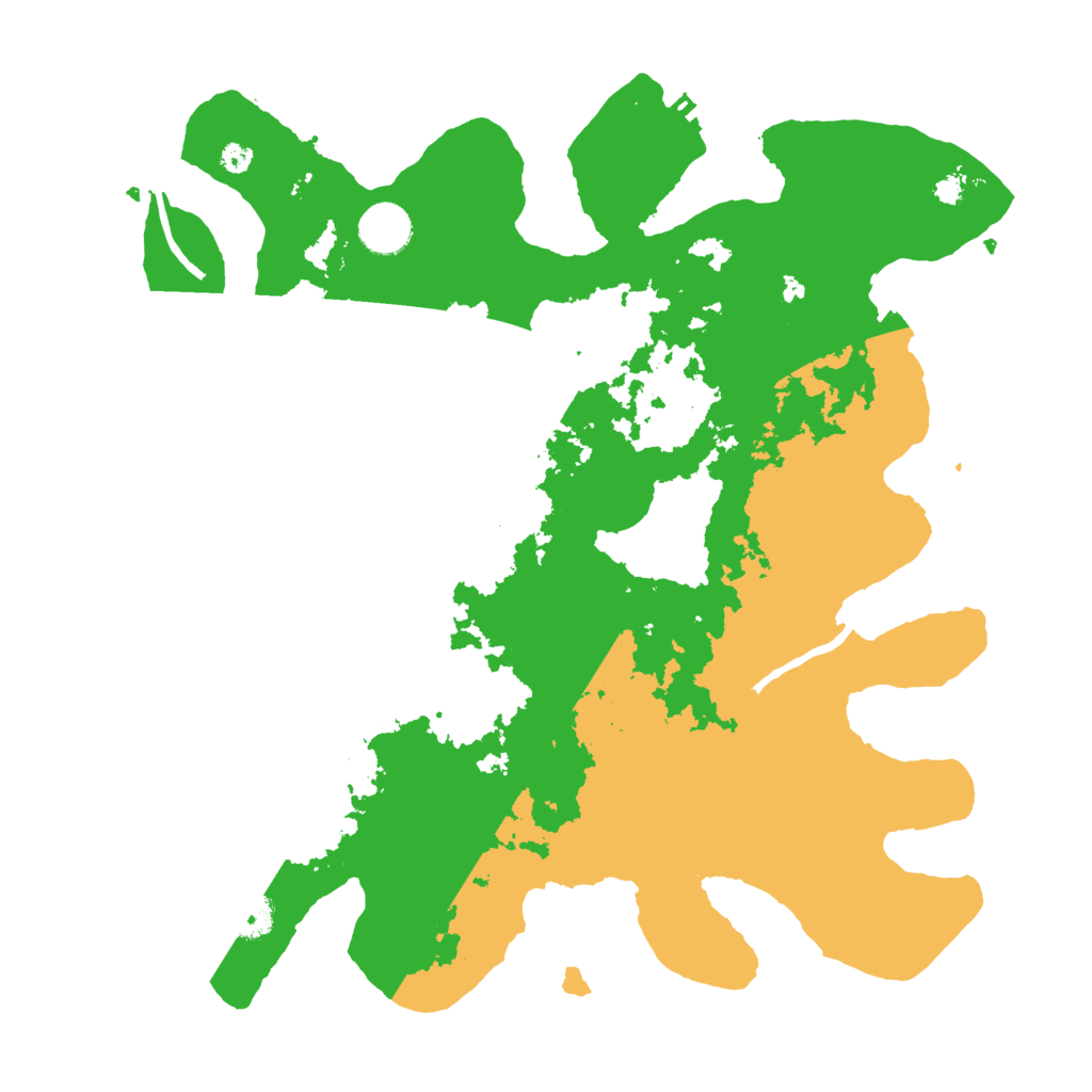 Biome Rust Map: Procedural Map, Size: 3700, Seed: 35334588