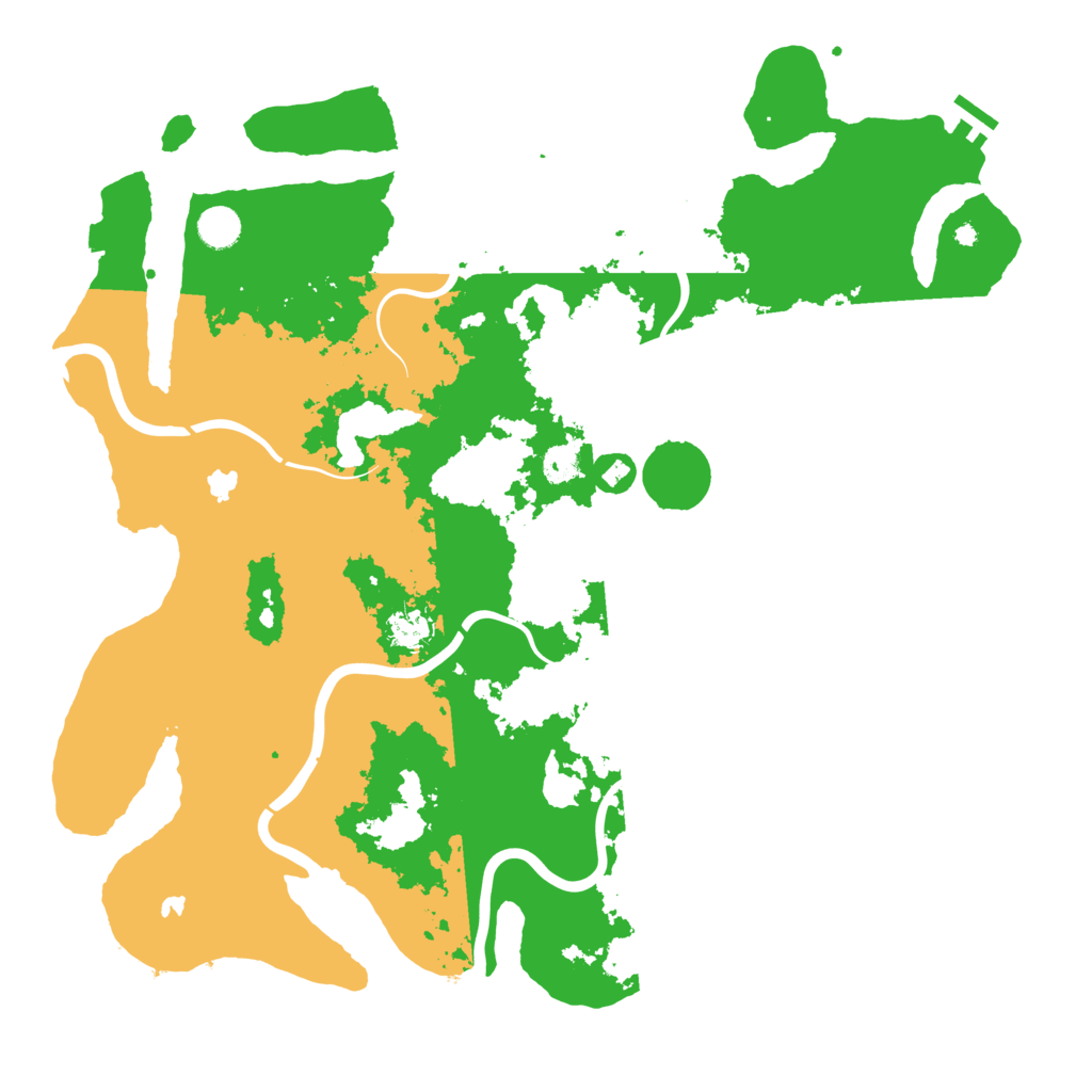 Biome Rust Map: Procedural Map, Size: 4500, Seed: 1434565186