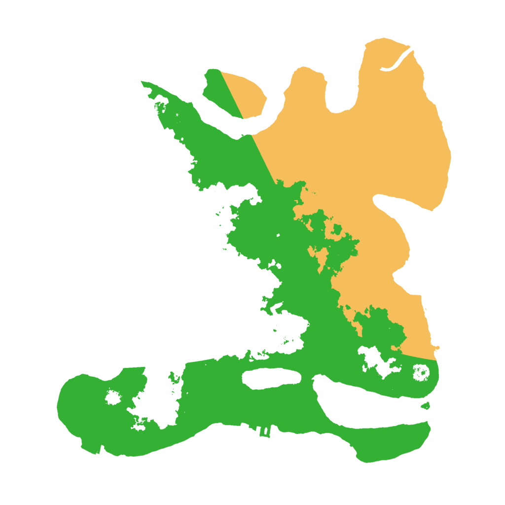 Biome Rust Map: Procedural Map, Size: 3000, Seed: 6975410
