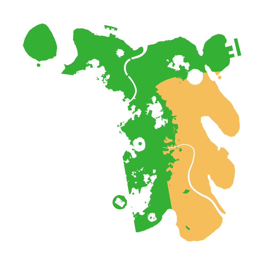 Biome Rust Map: Procedural Map, Size: 3000, Seed: 560388737