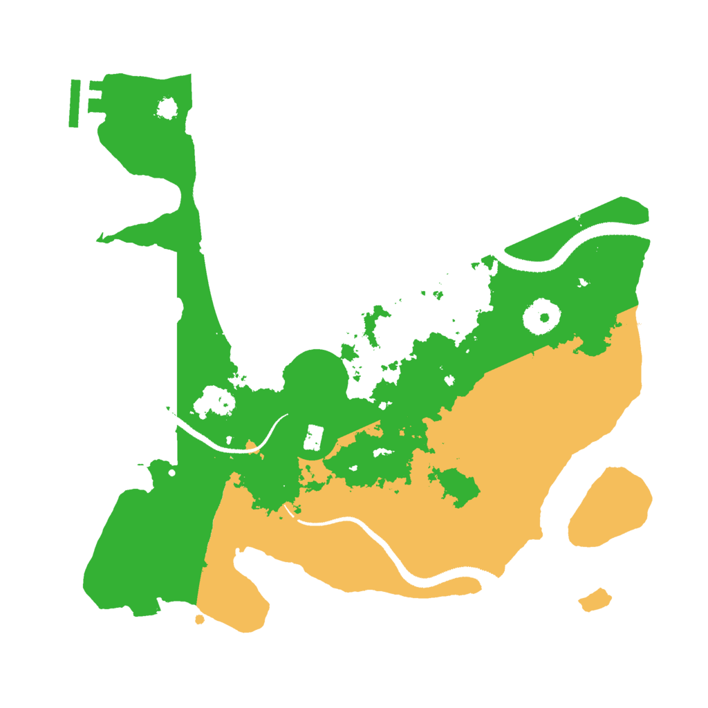 Biome Rust Map: Procedural Map, Size: 3000, Seed: 173307184