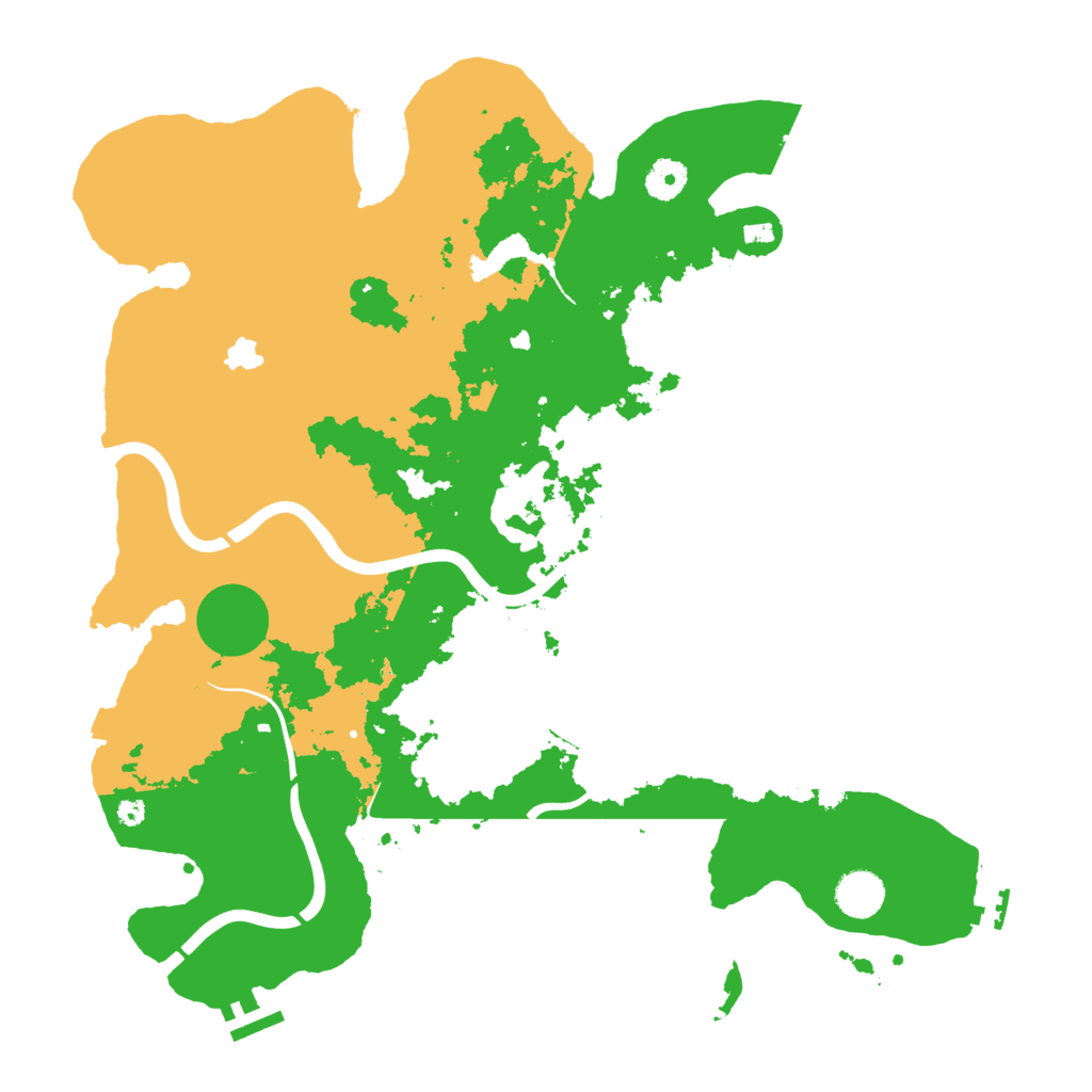 Biome Rust Map: Procedural Map, Size: 4000, Seed: 37167137