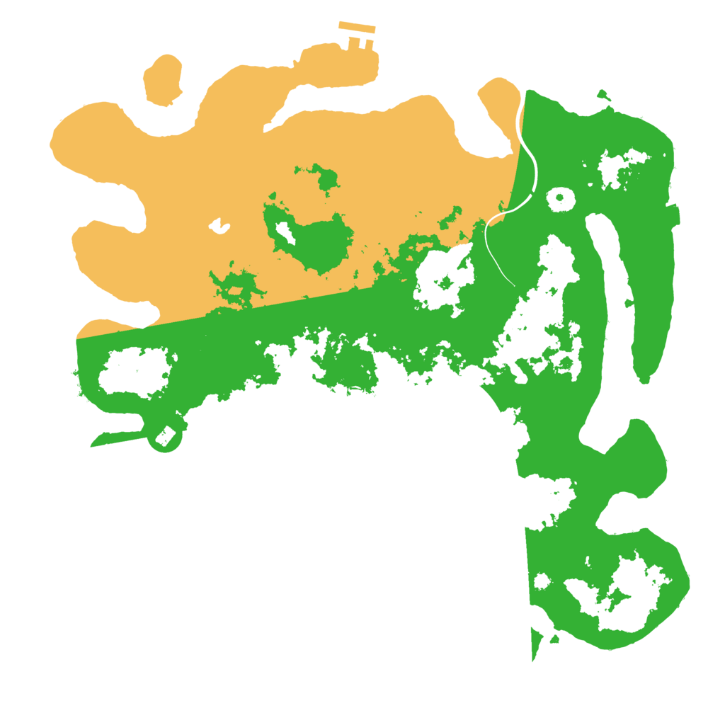 Biome Rust Map: Procedural Map, Size: 4000, Seed: 395839085