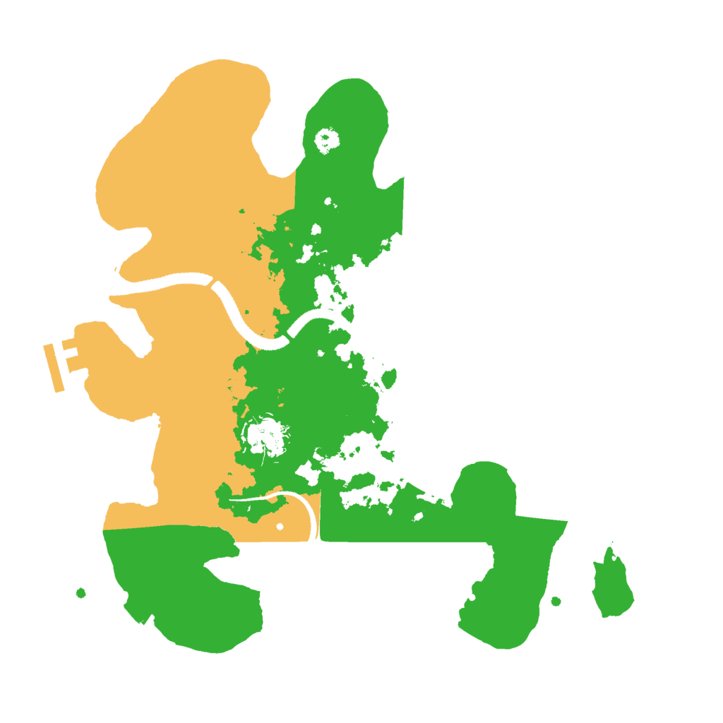 Biome Rust Map: Procedural Map, Size: 3000, Seed: 684932636