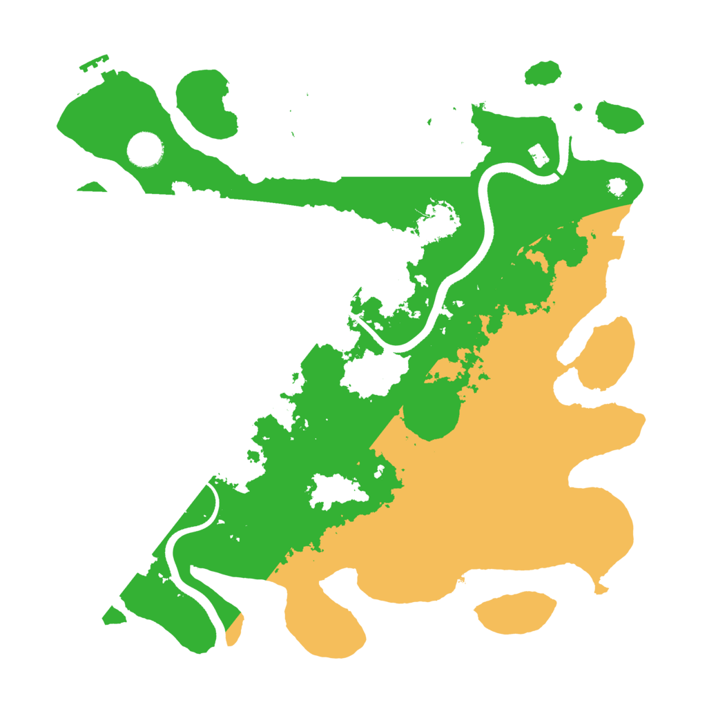 Biome Rust Map: Procedural Map, Size: 3500, Seed: 879820447