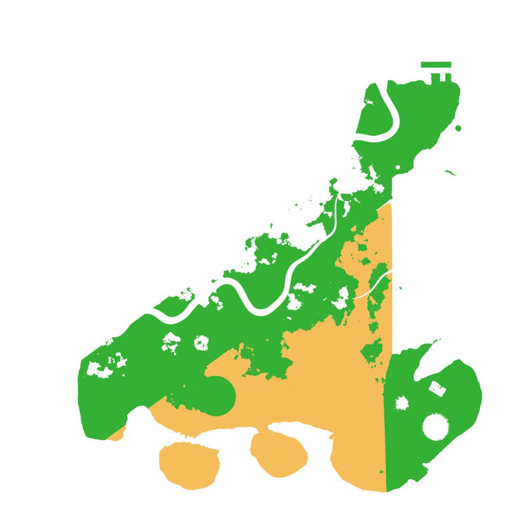 Biome Rust Map: Procedural Map, Size: 3500, Seed: 1056540600