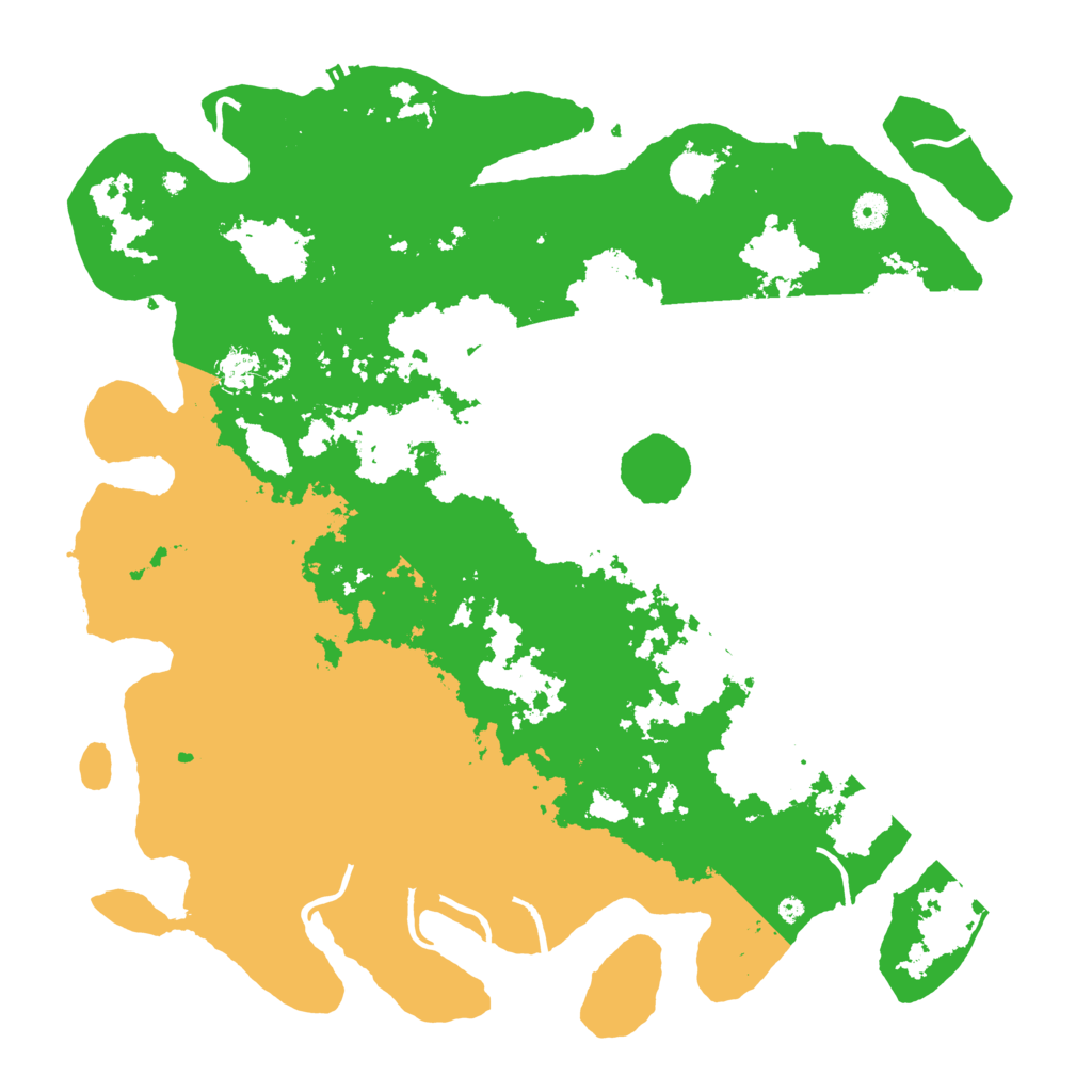 Biome Rust Map: Procedural Map, Size: 4500, Seed: 518308957