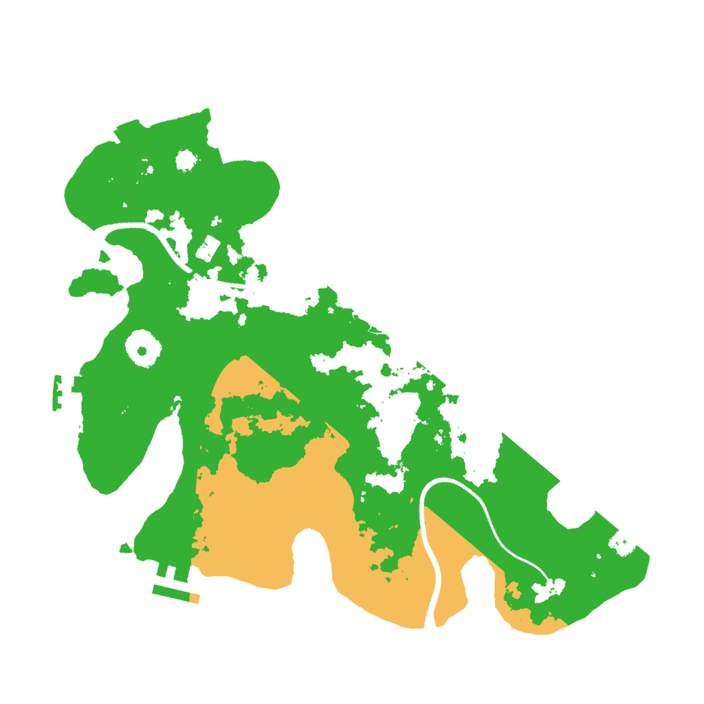 Biome Rust Map: Procedural Map, Size: 3000, Seed: 18192
