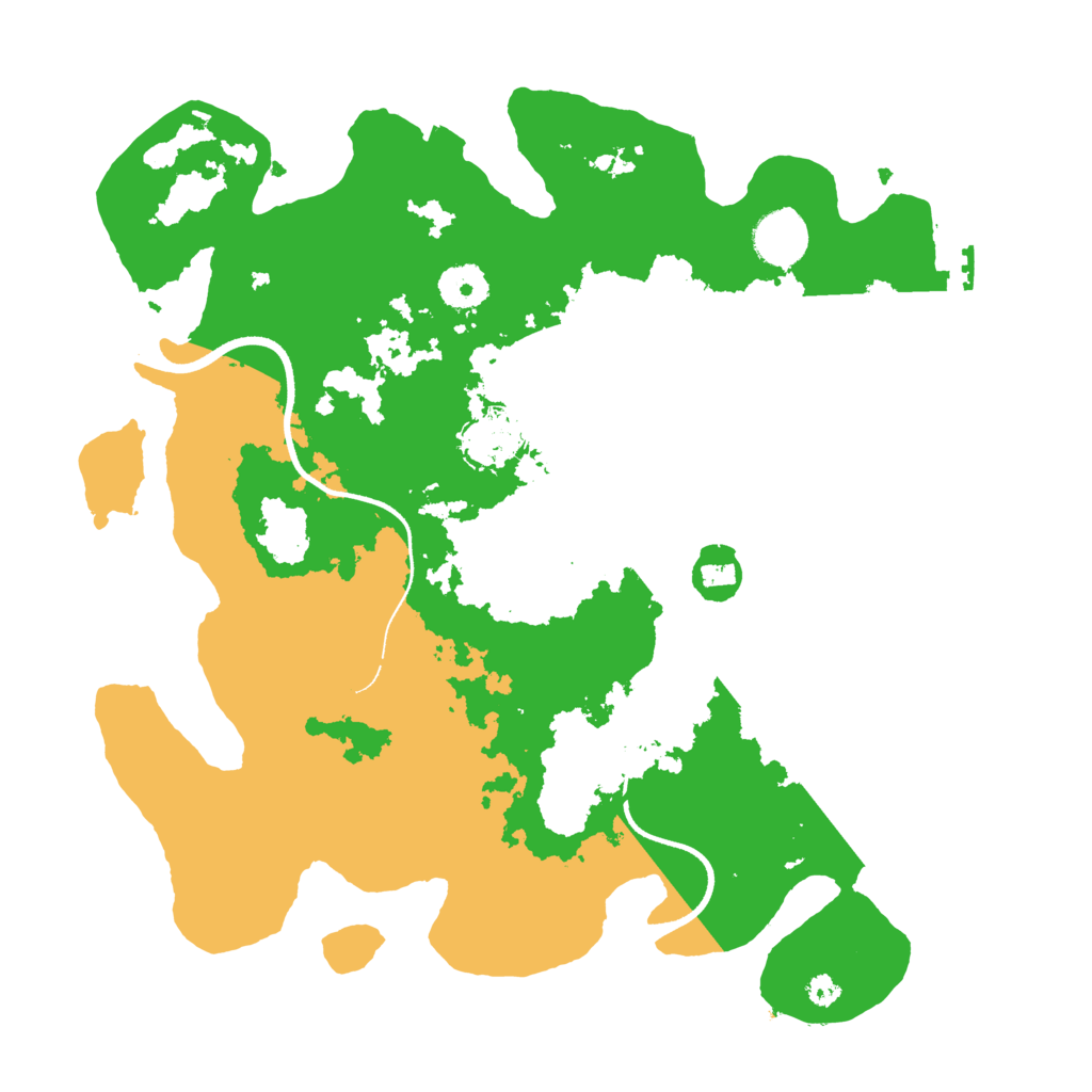 Biome Rust Map: Procedural Map, Size: 3500, Seed: 891148740