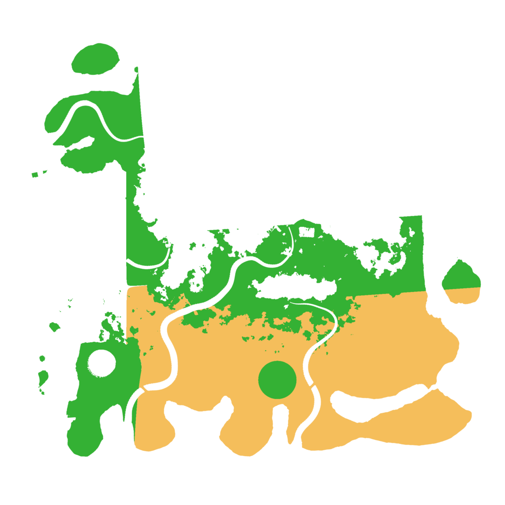 Biome Rust Map: Procedural Map, Size: 3500, Seed: 1298737624