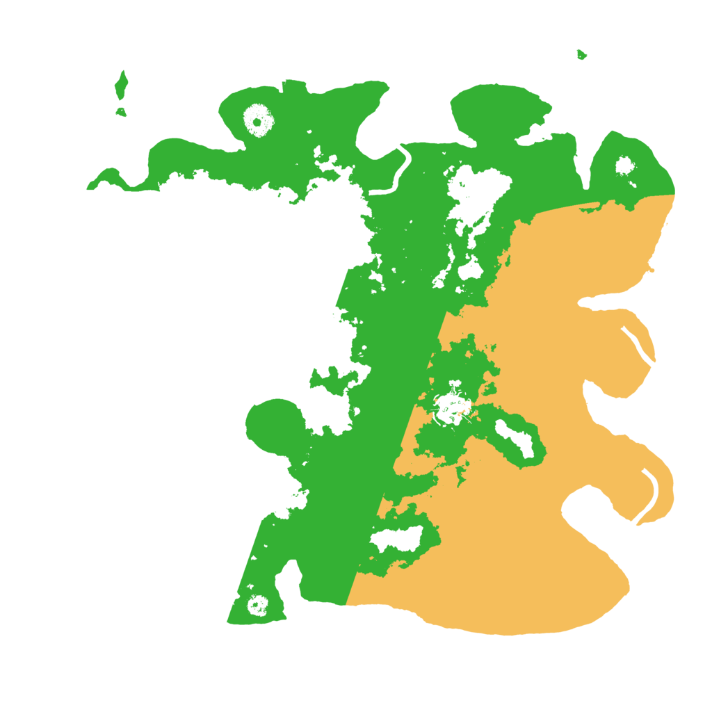 Biome Rust Map: Procedural Map, Size: 3500, Seed: 74339544