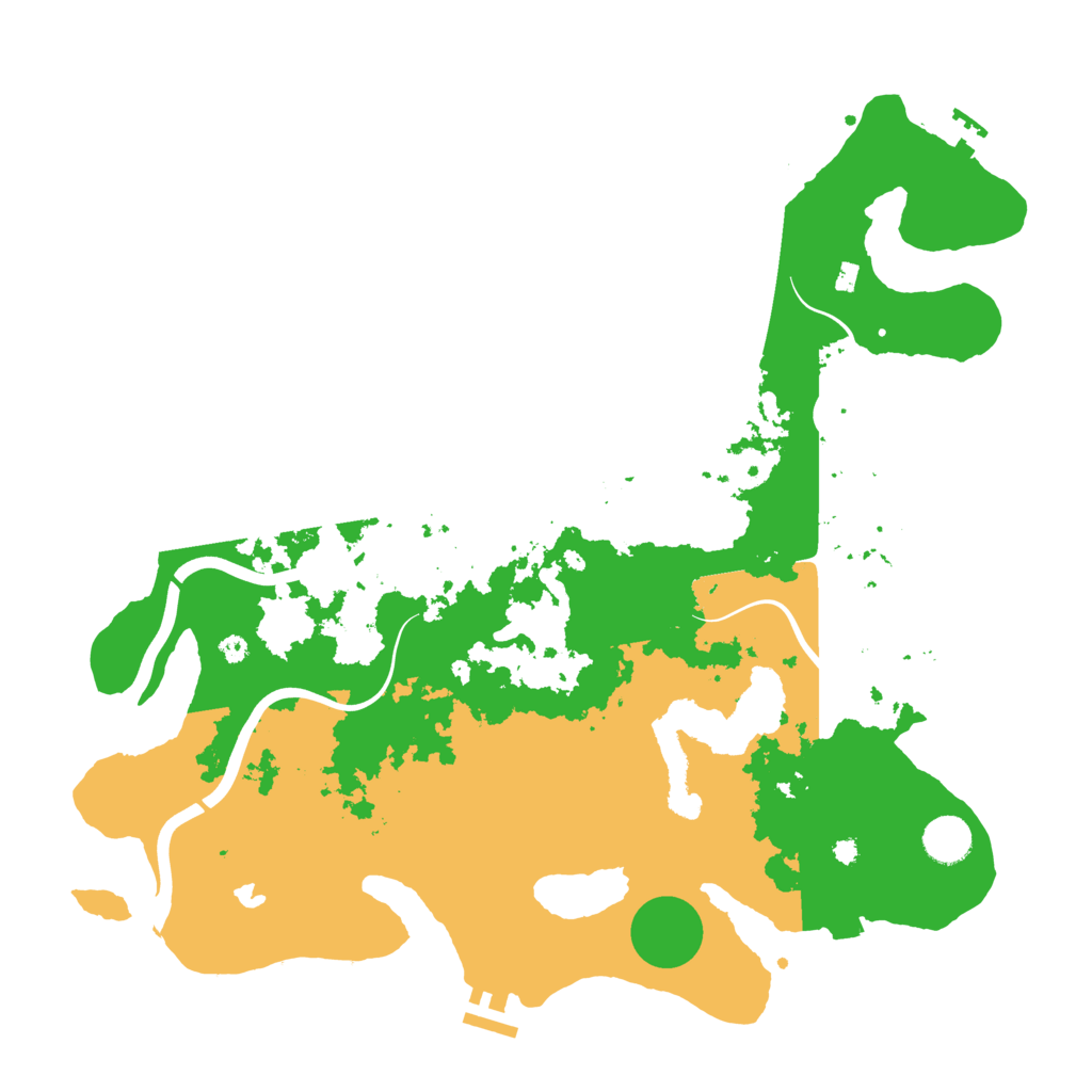 Biome Rust Map: Procedural Map, Size: 4000, Seed: 5711590