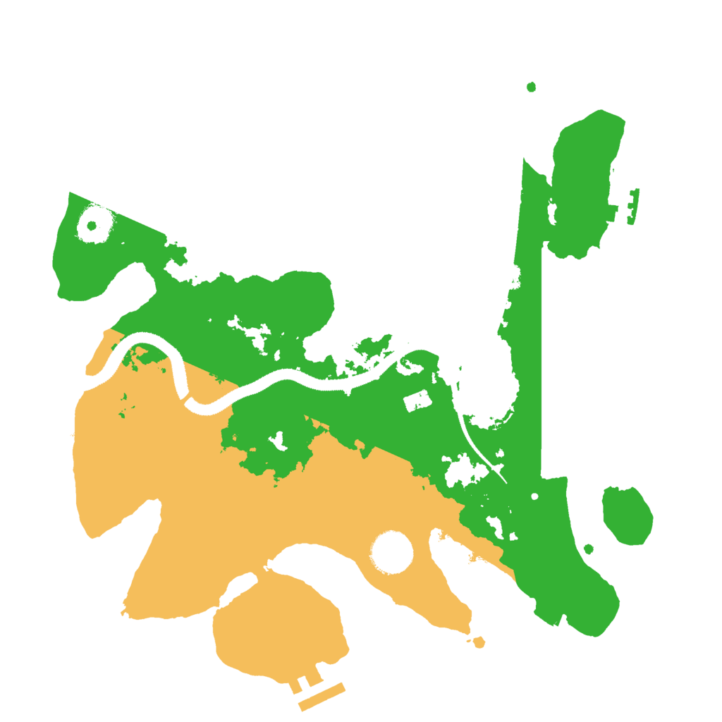 Biome Rust Map: Procedural Map, Size: 3000, Seed: 22162