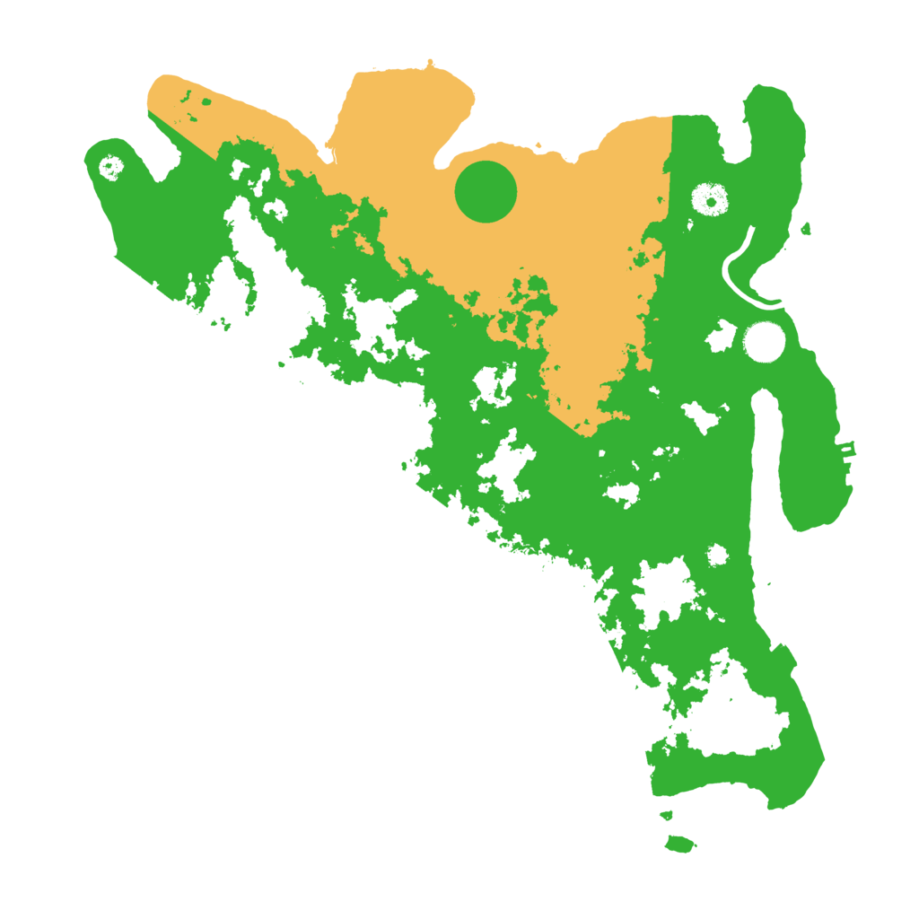 Biome Rust Map: Procedural Map, Size: 3900, Seed: 45907145