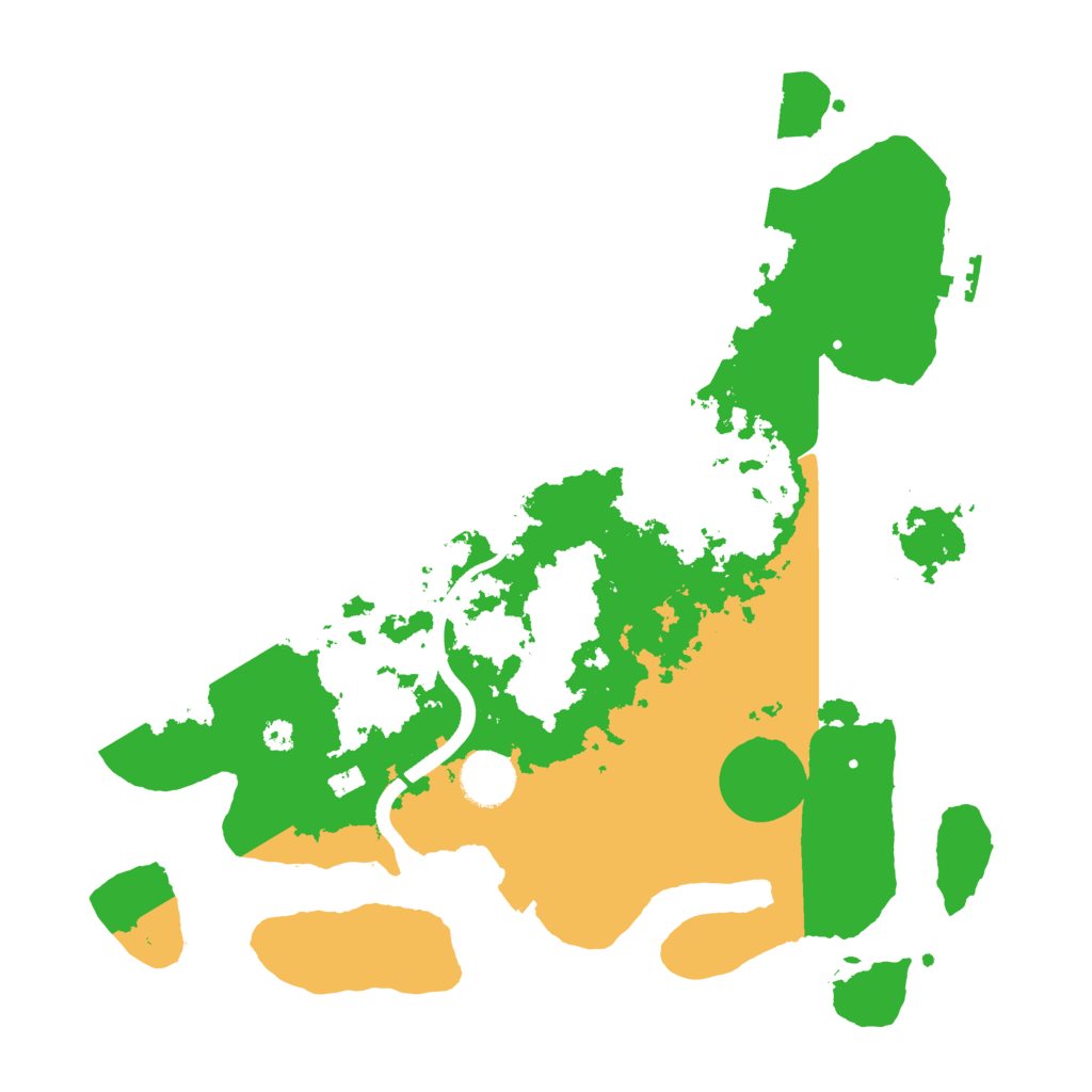 Biome Rust Map: Procedural Map, Size: 3500, Seed: 759861