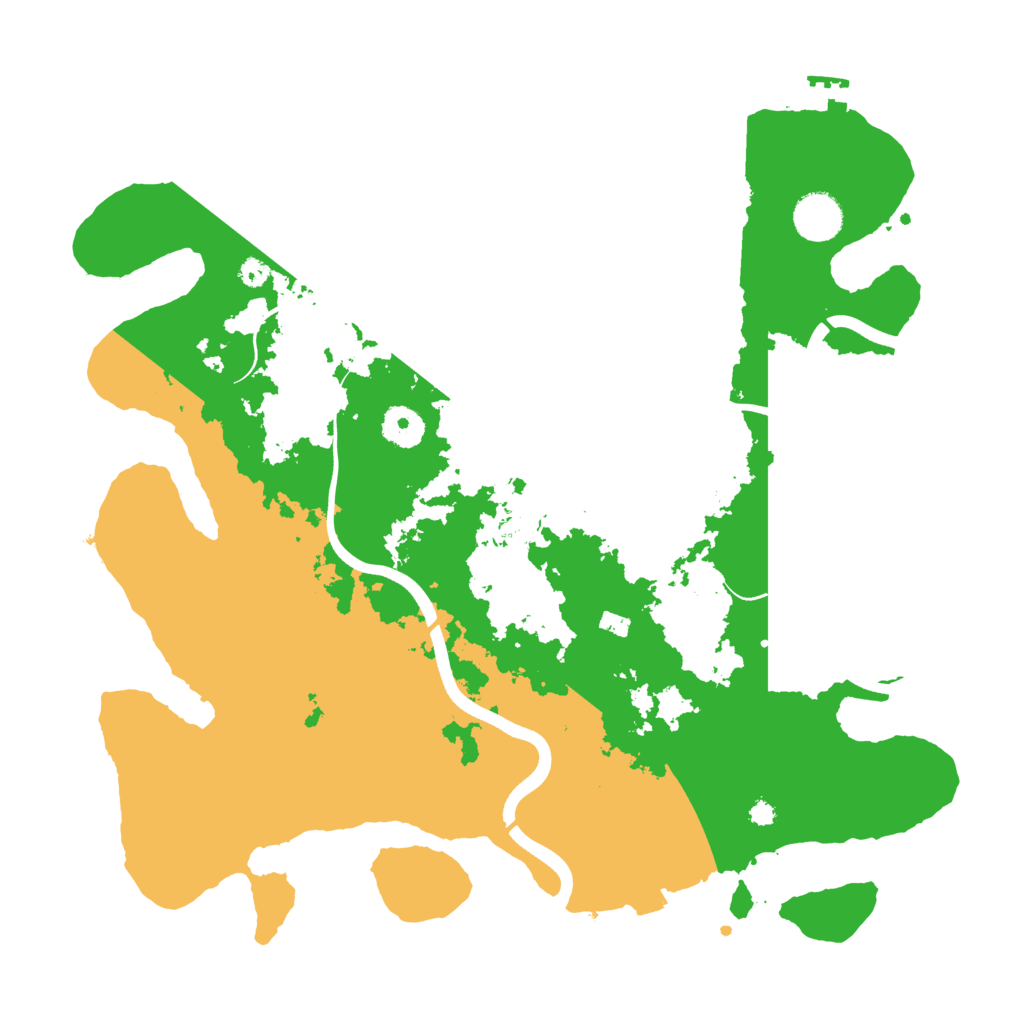 Biome Rust Map: Procedural Map, Size: 3700, Seed: 1246675660
