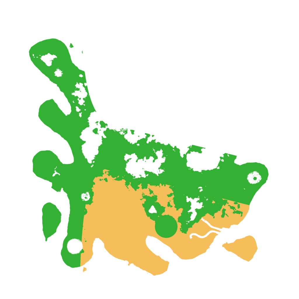 Biome Rust Map: Procedural Map, Size: 3500, Seed: 45051347