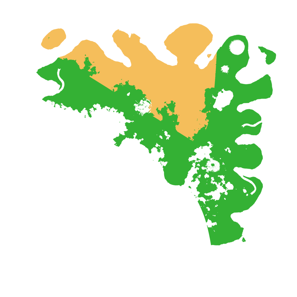 Biome Rust Map: Procedural Map, Size: 3500, Seed: 1587774274