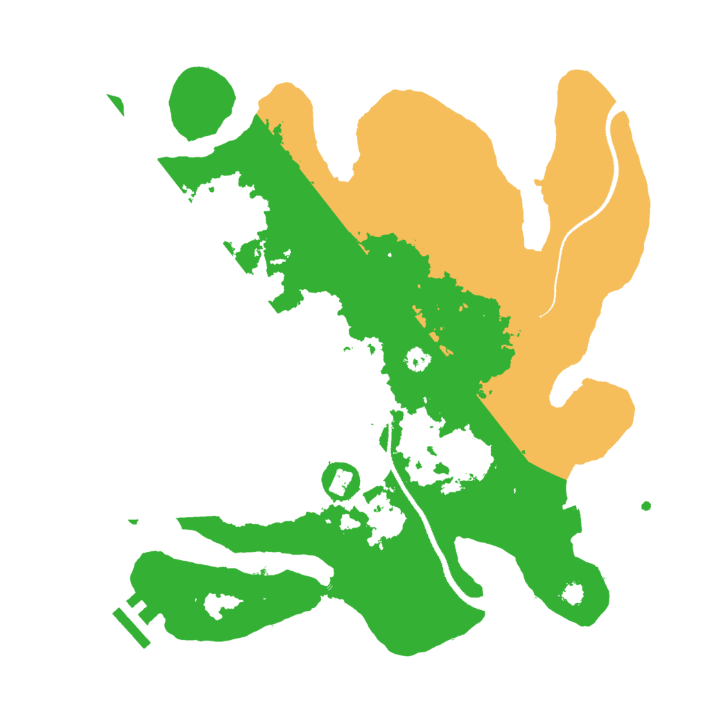 Biome Rust Map: Procedural Map, Size: 3000, Seed: 286535118